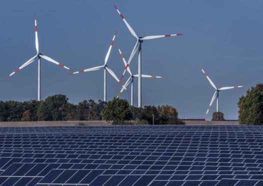 wind and solar farms